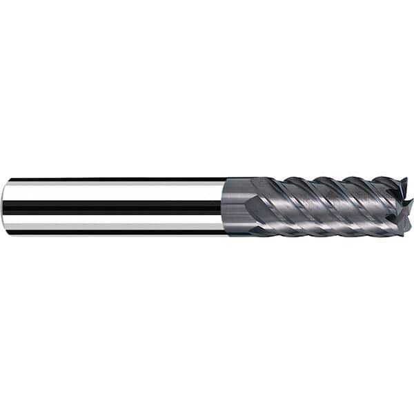 Fraisa - 1, 1-1/2" LOC, 1" Shank Diam, 4" OAL, 12 Flute Solid Carbide Square End Mill - Benchmark Tooling