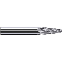 Fraisa - 4 Flute Solid Carbide Circle Segment Taper Form End Mill - Benchmark Tooling