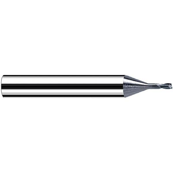 Fraisa - 0.6mm, 6mm LOC, 57mm OAL, 2 Flute Solid Carbide Square End Mill - Benchmark Tooling