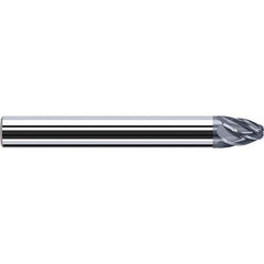 Fraisa - 6 Flute Solid Carbide Circle Segment Taper Form End Mill - Benchmark Tooling