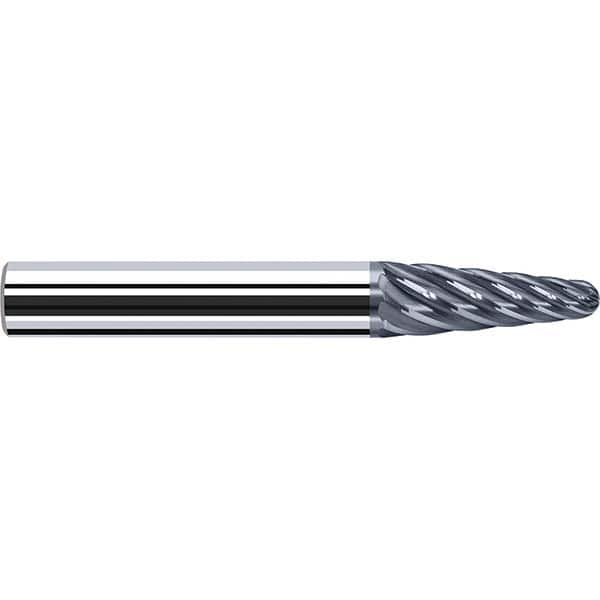 Fraisa - 8 Flute Solid Carbide Circle Segment Taper Form End Mill - Benchmark Tooling