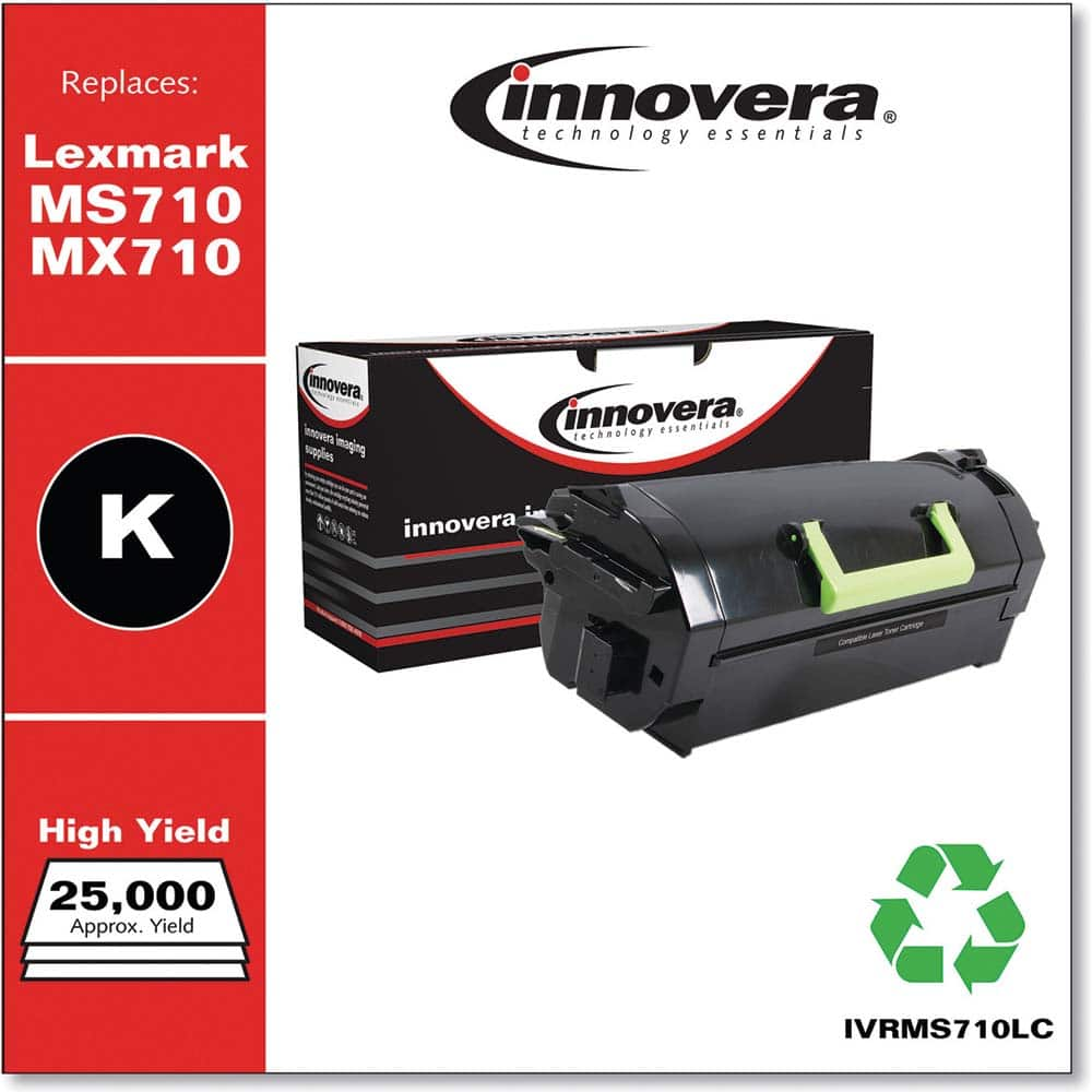 innovera - Office Machine Supplies & Accessories; For Use With: Lexmark? MS710DN, MS710N, MS711DN, MS810DE, MS810DN, MS810DTN, MS810N, MS811DN, MS811DTN, MS811N, MS812DE, MS812DN, MS812DTN, MX710DE, MX710DHE, MX711DE, MX711DHE, MX711DTHE, MX810DE, MX810D - Exact Industrial Supply