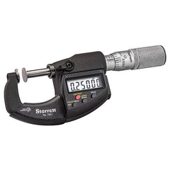 Starrett - Disc Micrometers Operation Type: Electronic Minimum Measurement (mm): 0 - Benchmark Tooling