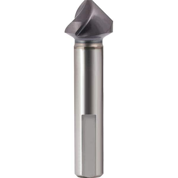 Guhring - Countersinks Head Diameter (Inch): 0.5 Number of Flutes: 3 - Benchmark Tooling