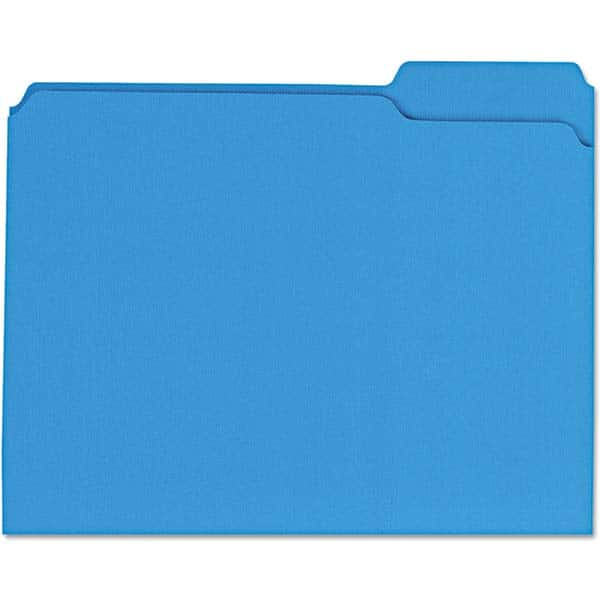 UNIVERSAL - File Folders, Expansion Folders & Hanging Files Folder/File Type: File Folders with Top Tab Color: Blue - Benchmark Tooling