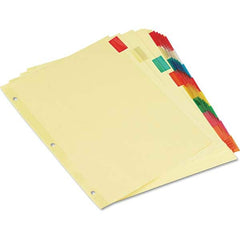 UNIVERSAL - Tabs, Indexes & Dividers Indexes & Divider Type: Customizable Size: 8-1/2 x 11 - Benchmark Tooling