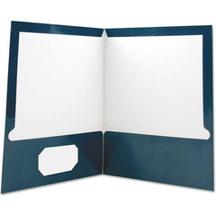 UNIVERSAL - File Folders, Expansion Folders & Hanging Files Folder/File Type: Pocket Folders Color: Navy - Benchmark Tooling
