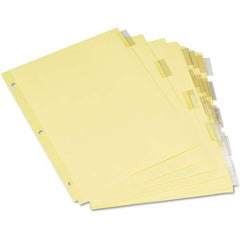 UNIVERSAL - Tabs, Indexes & Dividers Indexes & Divider Type: Customizable Size: 8-1/2 x 11 - Benchmark Tooling
