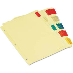 UNIVERSAL - Tabs, Indexes & Dividers Indexes & Divider Type: Customizable Size: 8-1/2 x 11 - Benchmark Tooling