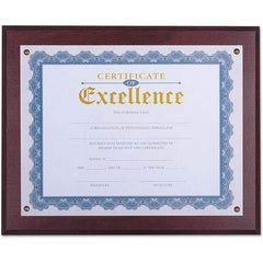 UNIVERSAL - Document Protectors Type: Award Plaque Width (Inch): 13.33 - Benchmark Tooling