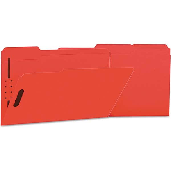 UNIVERSAL - File Folders, Expansion Folders & Hanging Files Folder/File Type: File Folders with Top Tab Color: Red - Benchmark Tooling