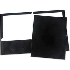 UNIVERSAL - File Folders, Expansion Folders & Hanging Files Folder/File Type: Pocket Folders Color: Black - Benchmark Tooling