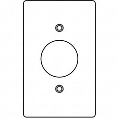 Hubbell Killark - Wall Plates Wall Plate Type: Outlet Wall Plates Color: Gray - Benchmark Tooling