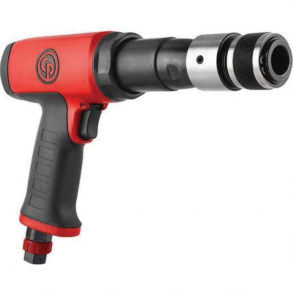 Chicago Pneumatic - 2,500 BPM, 3-1/2" Long Stroke, Air Chipping Hammer - Benchmark Tooling