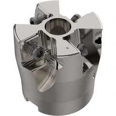 Seco - Indexable Chamfer & Angle Face Mills Cutting Diameter (Inch): 1-1/2 Arbor Hole Diameter (Inch): 3/4 - Benchmark Tooling