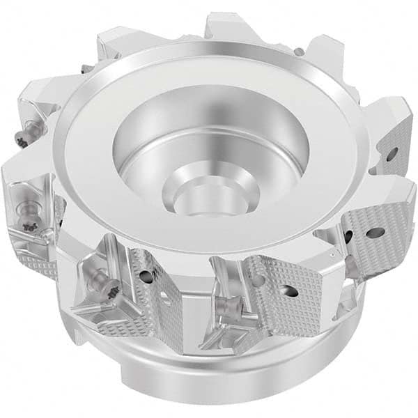 Seco - Indexable Square-Shoulder Face Mills Cutting Diameter (mm): 100.00 Cutting Diameter (Decimal Inch): 3.9371 - Benchmark Tooling