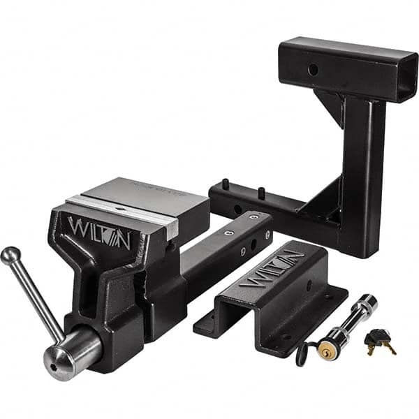 Wilton - 6" Jaw Width x 5-3/4" Jaw Opening, 5" Throat Depth, Bench & Pipe Combination Vise - Benchmark Tooling