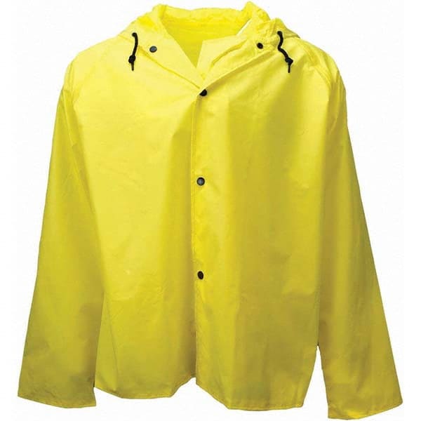 Neese - Size 4XL Yellow Flame Resistant/Retardant Rain Jacket - Benchmark Tooling