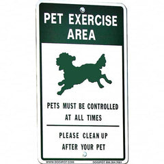 DOGIPOT - Pet Waste Station Accessories Type: Reflective Pet Sign Material: Aluminum - Benchmark Tooling