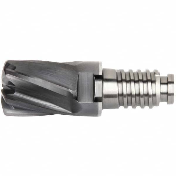 Kennametal - Corner Radius & Corner Chamfer End Mill Heads Mill Diameter (mm): 10.00 Mill Diameter (Decimal Inch): 0.3937 - Benchmark Tooling