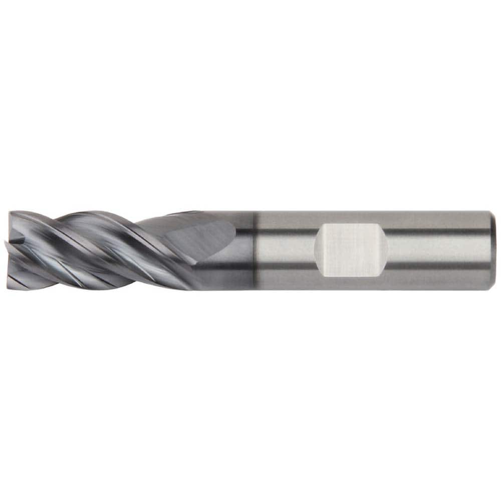 Kennametal - 1/2" Diam 4 Flute Solid Carbide 0.12" Corner Radius End Mill - Benchmark Tooling