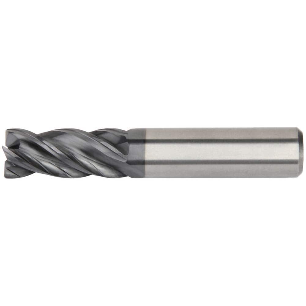 Kennametal - 5/16", 3/4" LOC, 5/16" Shank Diam, 2-1/2" OAL, 4 Flute, Solid Carbide Square End Mill - Benchmark Tooling