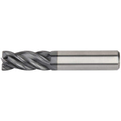 Kennametal - 1/2", 2" LOC, 1/2" Shank Diam, 4" OAL, 4 Flute, Solid Carbide Square End Mill - Benchmark Tooling