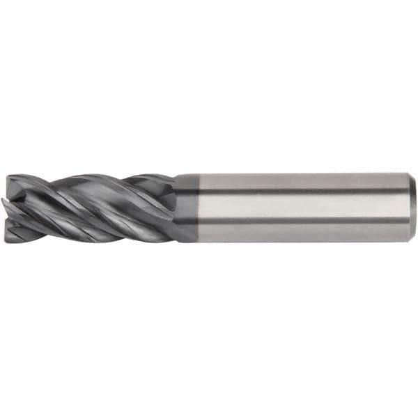 Kennametal - 12mm Diam 4 Flute Solid Carbide 0.5mm Chamfer Width Corner Chamfer End Mill - Benchmark Tooling