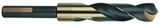 1-3/32" HSS - 1/2" Reduced Shank Drill - 118° Standard Point - Benchmark Tooling