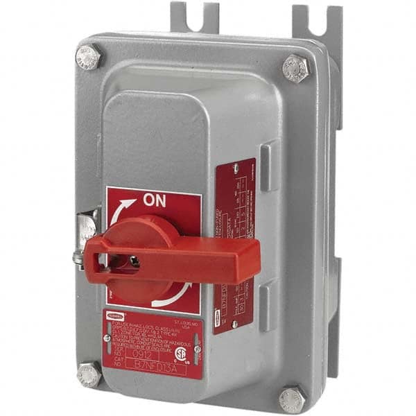 Cam & Disconnect Switches; Enclosure Type: Enclosed; Fused: Non-Fused; Horsepower: 2 - 30; Number of Phases: 3; Amperage: 30 A; Contact Form: 3PST; Horsepower at 1 Phase: 5 @ 120 V; Horsepower at 3 Phase: 10 @ 600 V; Number of Poles: 3; Number of Wires: 4