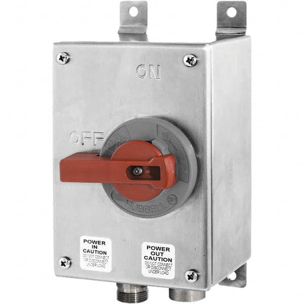 Hubbell Wiring Device-Kellems - Cam & Disconnect Switches Enclosure Type: Enclosed Fused: NonFused - Benchmark Tooling