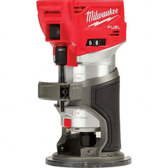 Milwaukee Tool - Electric Routers Collet Size (Inch): 1/4 Router Type: Cordless Compact Router - Benchmark Tooling