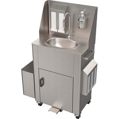 Acorn Engineering - Wash Fountain Accessories Type: Splash Guard w/Towel&Soap Dispensers For Use With: PS1000 Series Portable Sink - Benchmark Tooling