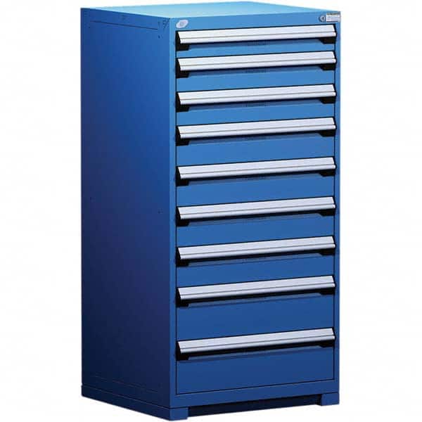 Rousseau Metal - Modular Storage Cabinets Number of Drawers: 9.000 Height (Inch): 60 - Benchmark Tooling
