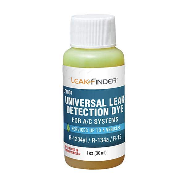 Leak Finder - Automotive Leak Detection Dyes Applications: Refrigeration Container Size: 1 oz. - Benchmark Tooling