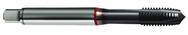 M2x0.40 6H 3-Flute Cobalt Red Ring Spiral Point Plug Tap-TiCN - Benchmark Tooling