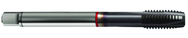 M18x2.5 6H 4-Flute Cobalt Red Ring Spiral Point Plug Tap-TiCN - Benchmark Tooling