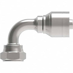 Eaton - Hydraulic Hose Fittings & Couplings Type: BSPP 60 Cone Female 90 Elbow Hose Diameter: 3/4 (Inch) - Benchmark Tooling