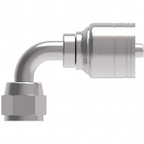 Eaton - Hydraulic Hose Fittings & Couplings Type: Female JIC Swivel, 90 Degree Elbow Hose Diameter: 1-5/8 (Inch) - Benchmark Tooling