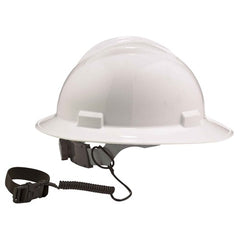 3157 Black Coil Hard Hat Lanyard W/Buckle - Benchmark Tooling