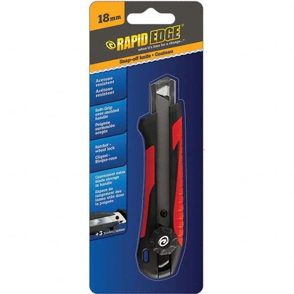 Rapid Edge - Utility Knives, Snap Blades & Box Cutters Type: Snap Knife Blade Type: Snap - Benchmark Tooling