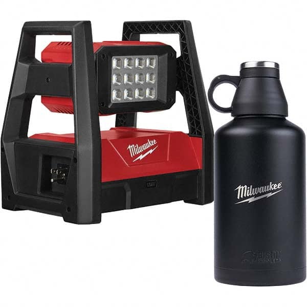 Milwaukee Tool - Cordless Work Lights Voltage: 18 Run Time: 9 Hrs. - Benchmark Tooling