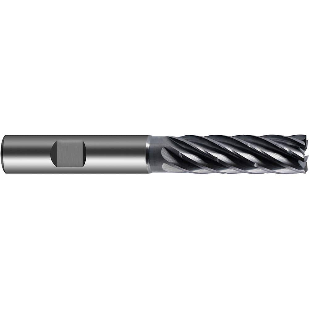 Guhring - 6mm Diam 7 Flute Carbide 0.12mm Chamfer Width End Mill - Benchmark Tooling