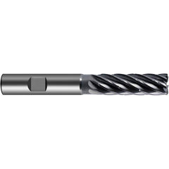 Guhring - 12mm Diam 7 Flute Carbide 0.24mm Chamfer Width End Mill - Benchmark Tooling