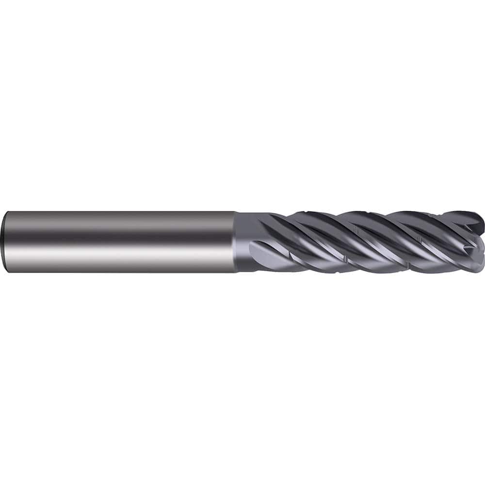 Guhring - 10mm Diam 5 Flute Carbide 1mm Corner Radius End Mill - Benchmark Tooling