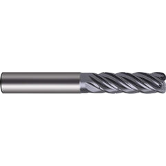 Guhring - 8mm Diam 5 Flute Carbide 1mm Corner Radius End Mill - Benchmark Tooling