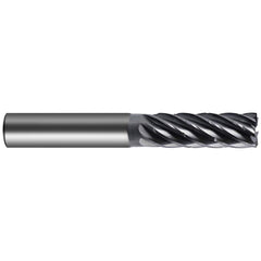 Guhring - 1/2" Diam 7 Flute Carbide 0.01" Chamfer Width End Mill - Benchmark Tooling