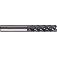 Guhring - 5/16" Diam 5 Flute Carbide 0.006" Chamfer Width End Mill - Benchmark Tooling