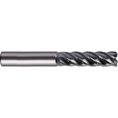 Guhring - 12mm Diam 5 Flute Carbide 0.24mm Chamfer Width End Mill - Benchmark Tooling