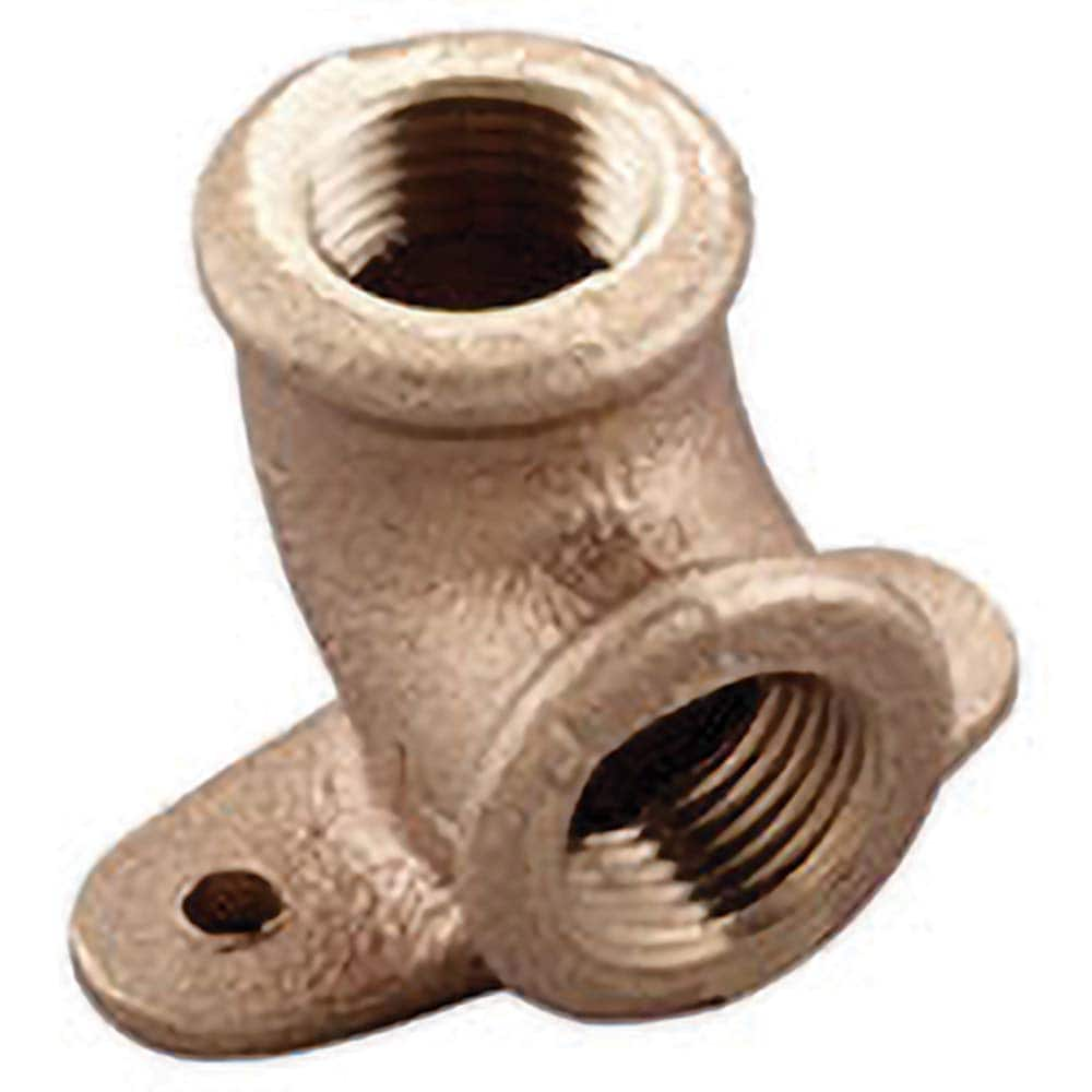 Merit Brass - Brass & Chrome Pipe Fittings Type: 90 Degree Elbow Fitting Size: 1/2 - Benchmark Tooling